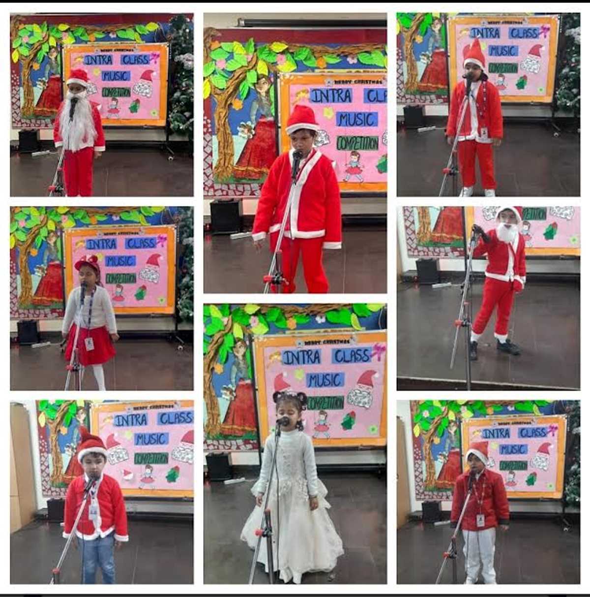 बच्चों ने उत्साह के साथ लिया कैरल गायन प्रतियोगिता में हिस्सा